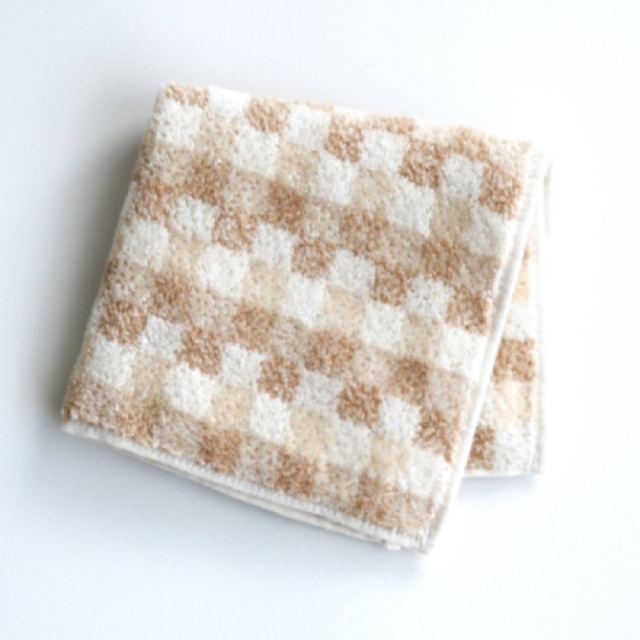 ブロックチェックハンカチ